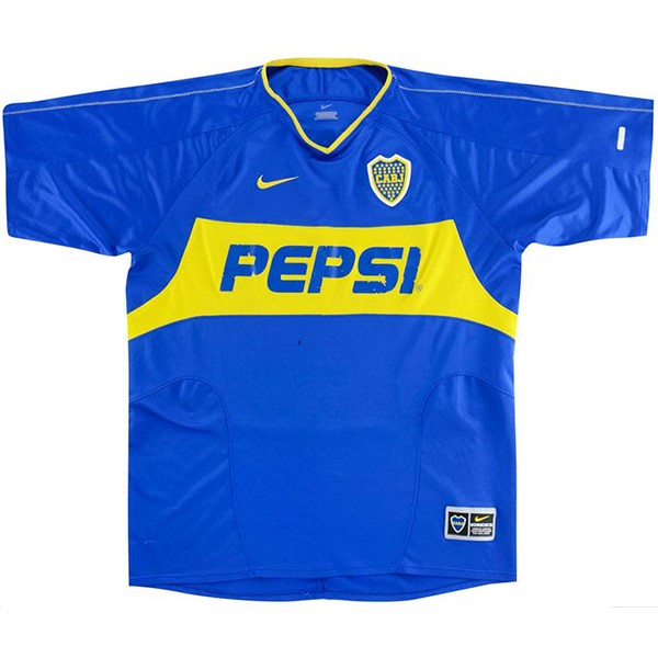 Authentic Camiseta Boca Juniors 1ª Retro 2003 2004 Azul